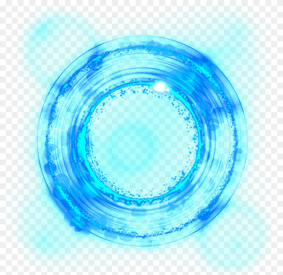 Realistic Blue Circle Decorative Effect Blue Lights Background, Outdoors, Nature, Water, Pool Png