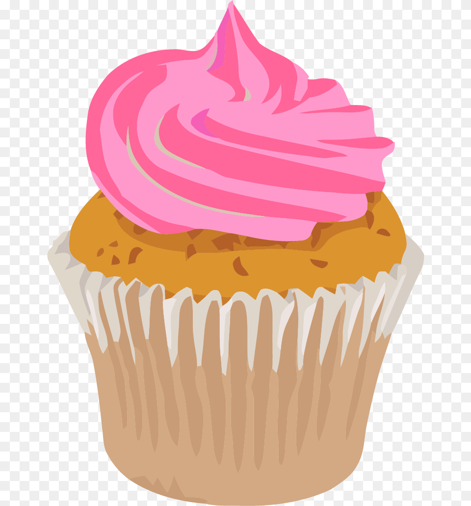 Realistic Cupcake Clipart Picture Printable Cupcake Clipart, Cake, Cream, Dessert, Food Free Transparent Png