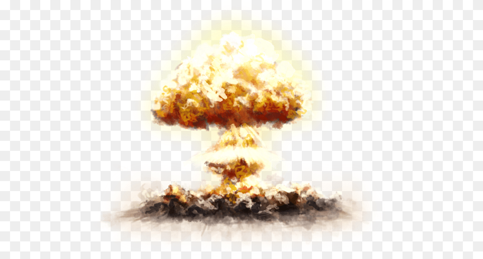 Realistic Explosion, Nuclear, Fire Png Image