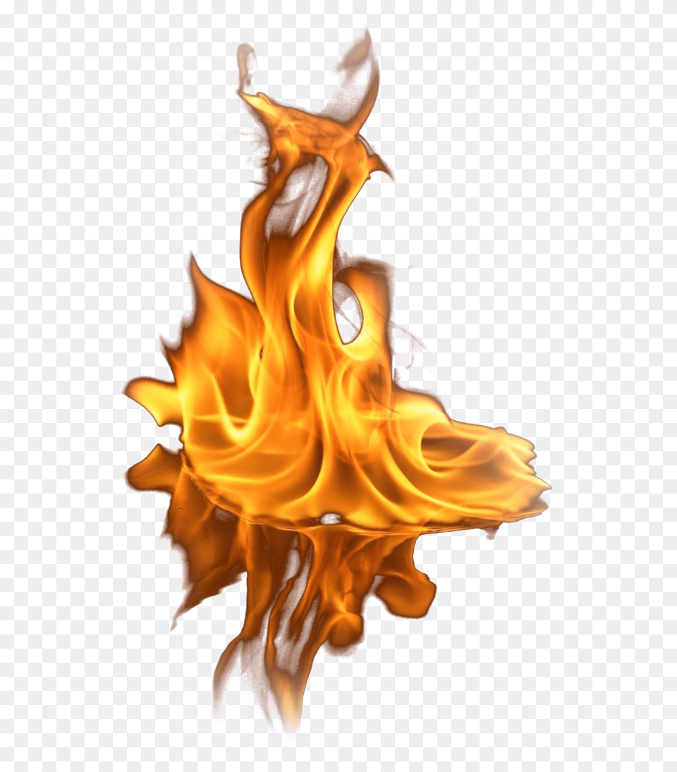Realistic Fire, Flame, Person Png