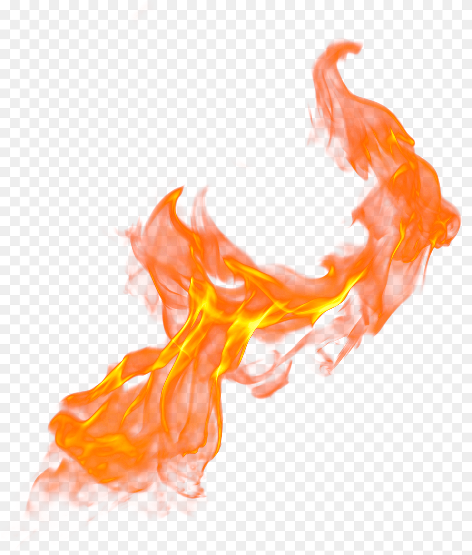 Realistic Fire Flame Hd Realistic Fire Mountain, Nature, Outdoors, Bonfire Free Transparent Png
