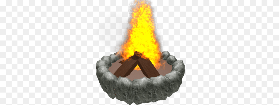 Realistic Firepit Roblox Flame, Fire, Bonfire Png Image