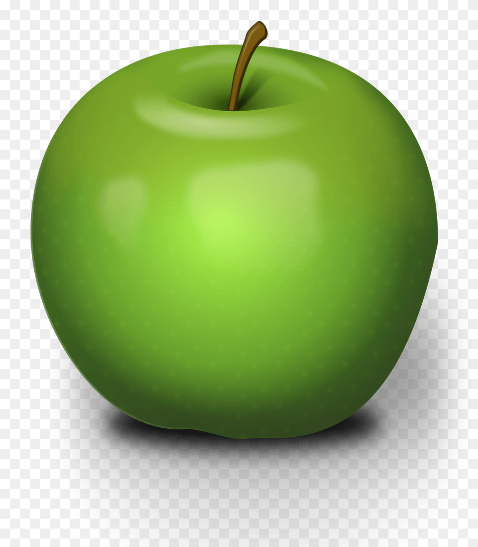 Realistic Green Apple Clipart, Food, Fruit, Plant, Produce Png