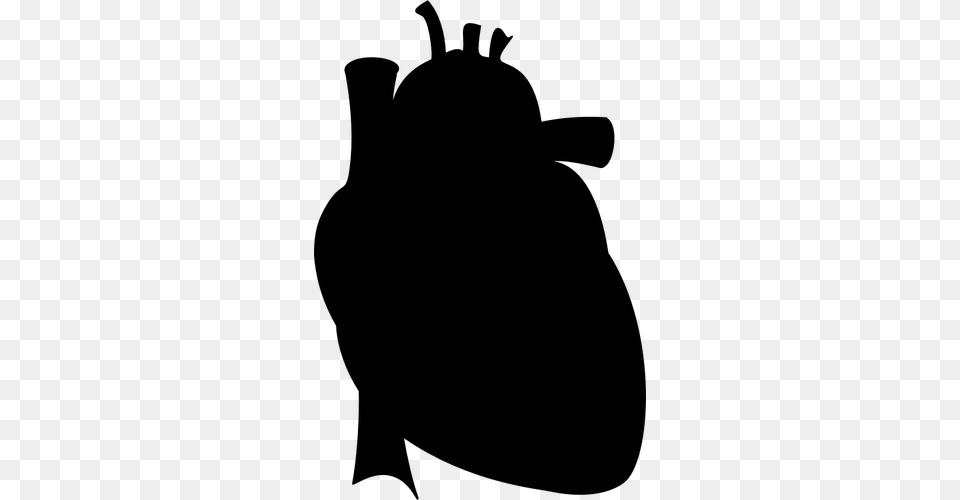 Realistic Heart Silhouette, Bag, Backpack, Animal Png Image