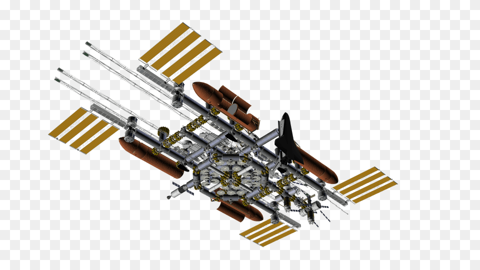 Realistic Near Term Rotating Space Station, Aircraft, Airplane, Transportation, Vehicle Png
