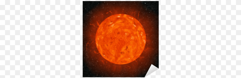 Realistic Sun Against The Stars Background Sticker Outer Space, Astronomy, Outer Space, Nature, Outdoors Free Transparent Png