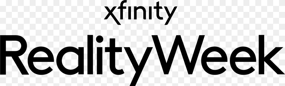 Reality Week Logo Black Xfinity Reality Week, Gray Png