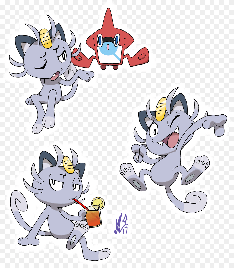 Realized I Absolutely Love Alola Meowth Meowth X Alolan Meowth, Book, Comics, Publication, Baby Free Transparent Png
