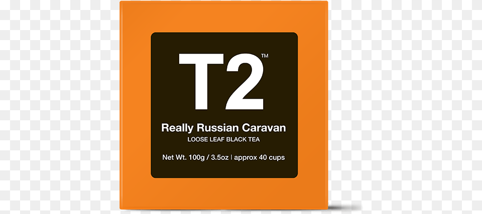 Really Russian Caravan Loose Leaf Gift Cube T2 English Breakfast 25 Tea Bags, Text, Number, Symbol Png Image