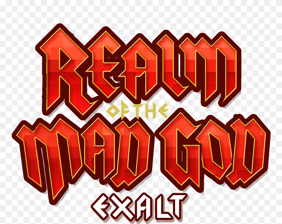 Realm Of The Mad God Exalt Rotmg Exalt Logo, Dynamite, Weapon, Text Png