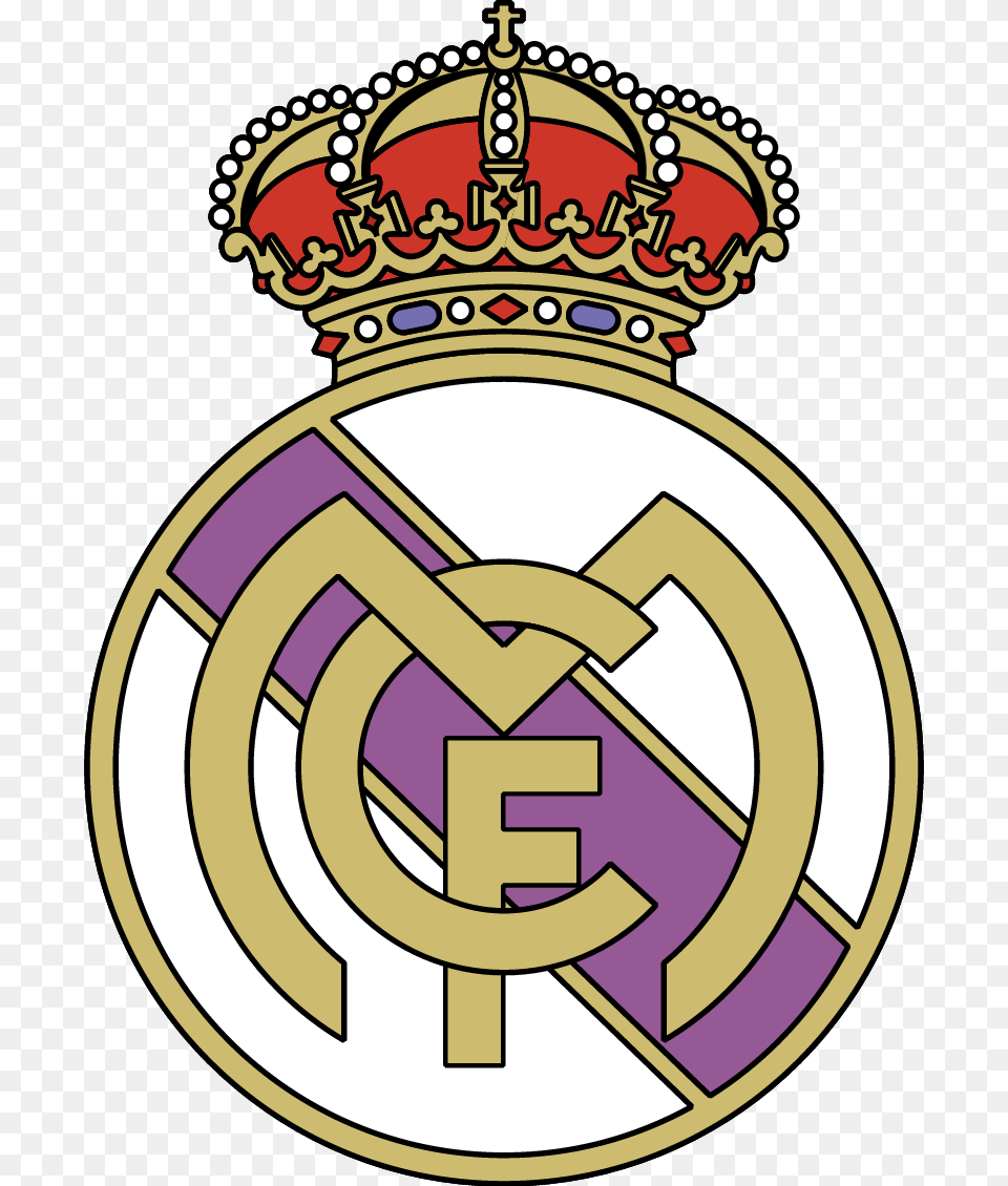 Realma 1 Vector Real Madrid Logo Evolution, Badge, Symbol, Emblem Png Image