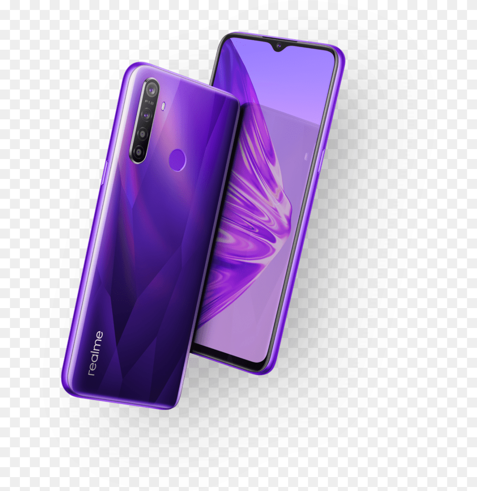 Realme 5 Purple Oppo Realme 5 Purple, Electronics, Mobile Phone, Phone, Iphone Png Image