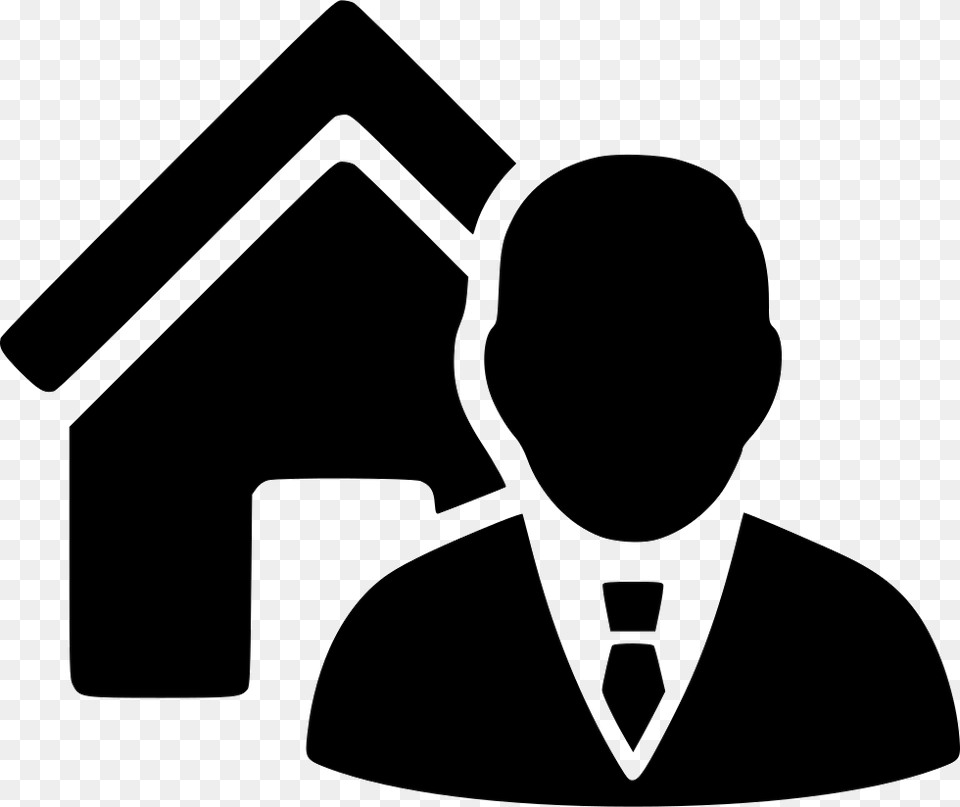 Realtor Icon Download, People, Person, Stencil, Silhouette Free Png