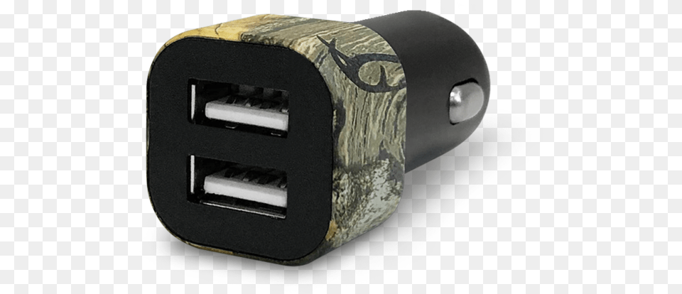 Realtree Car Charger 2 Usb A Ports Bicycle Pedal, Adapter, Electronics, Plug Free Transparent Png