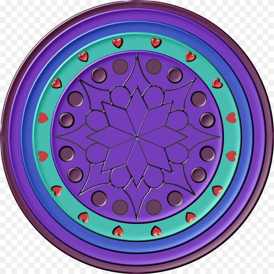 Ream Atcher Mandala Clipart, Pattern, Purple Free Png