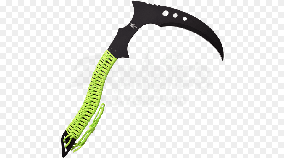 Reaper Cord Wrapped Sickle Sickle Weapon, Blade, Dagger, Knife, Electronics Free Png Download