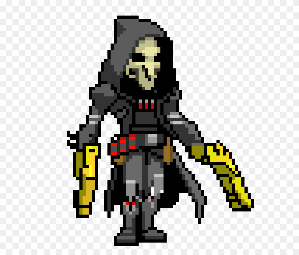 Reaper From Overwatch Pixel Art Maker Png Image