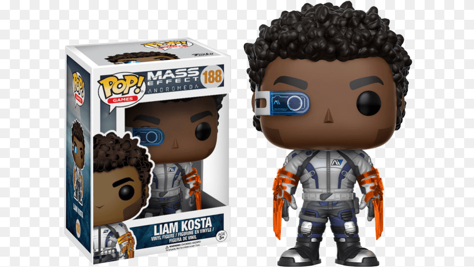 Reaper Funko Pop Games Mass Effect Andromeda Funkos, Face, Head, Person, Toy Free Png