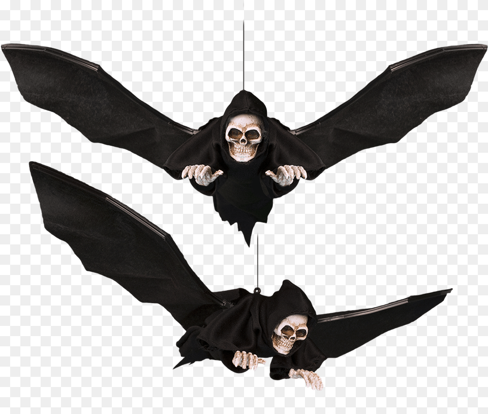 Reaper Halloween Decoration Flying, Adult, Male, Man, Person Free Png Download
