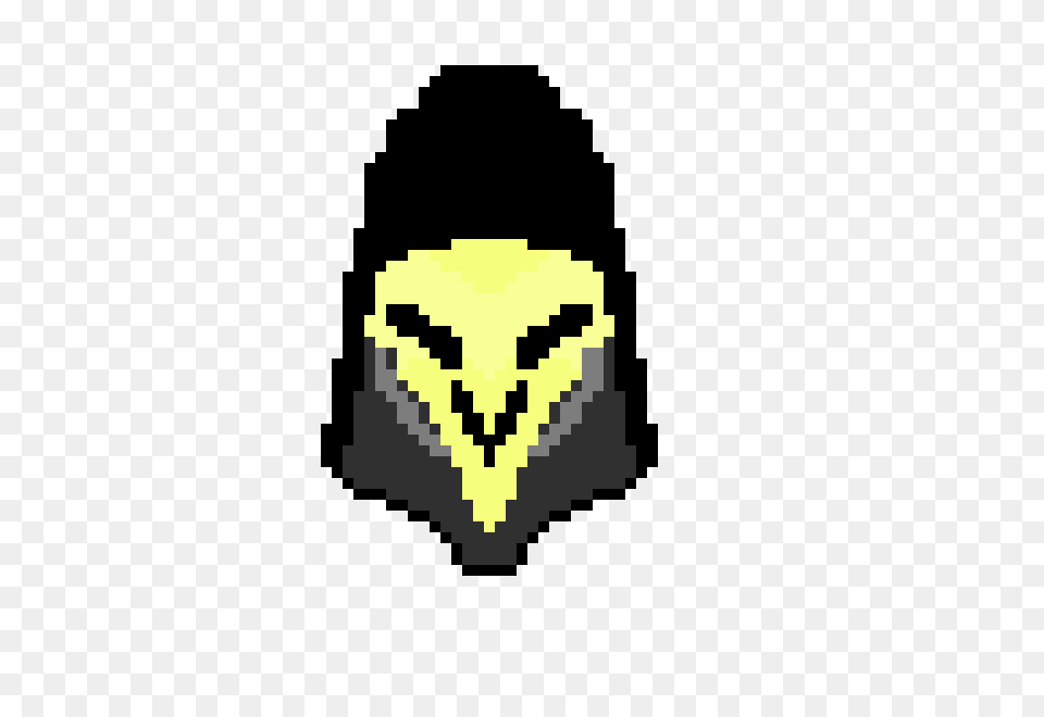 Reaper Overwatch Head Pixel Art Maker, Cap, Clothing, Hat, Logo Free Png Download