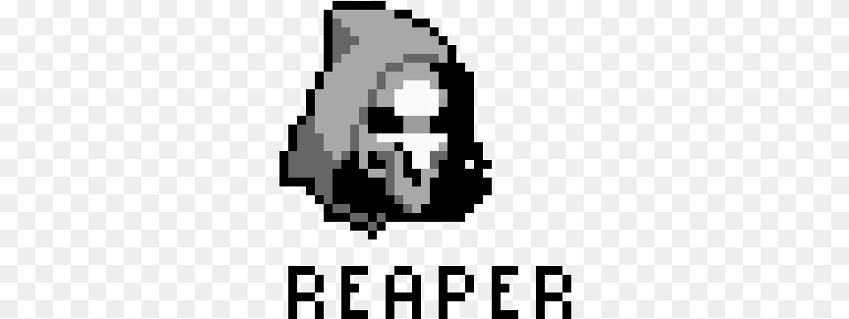 Reaper Sprite Overwatch Pixel Art Minecraft Pixel Art Reaper, Stencil Png