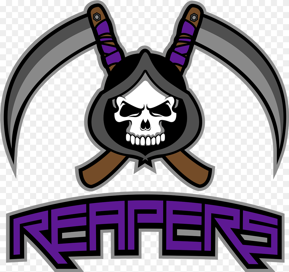 Reapers Basketball Team Concept Cool Basketball Team Logo, Person, Emblem, Face, Head Free Transparent Png