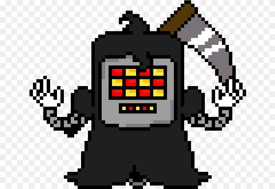 Reapertale Mettaton Monoconreoquots Take Happy Birthday Pixel Art, Scoreboard, Qr Code Png Image