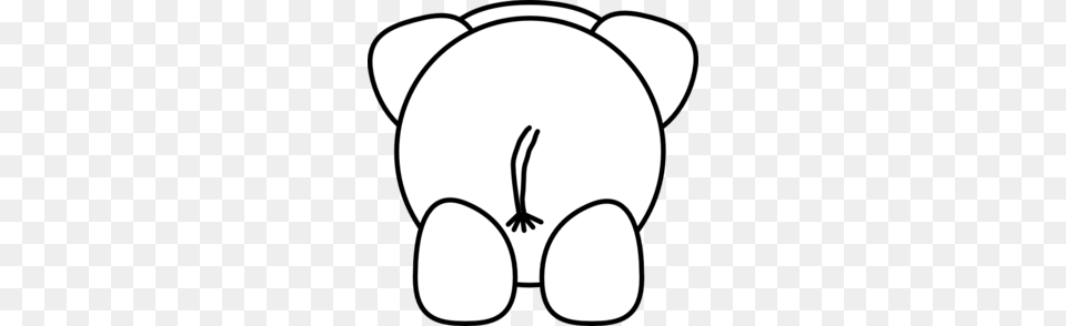 Rear Clipart, Stencil Free Png