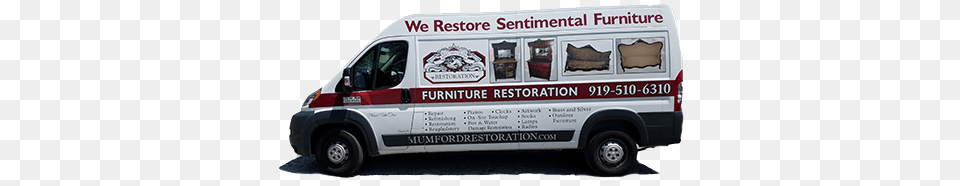 Reasons To Choose Mumford Restoration Truck Wrap Furniture Refinishing, Transportation, Van, Vehicle, Moving Van Png Image