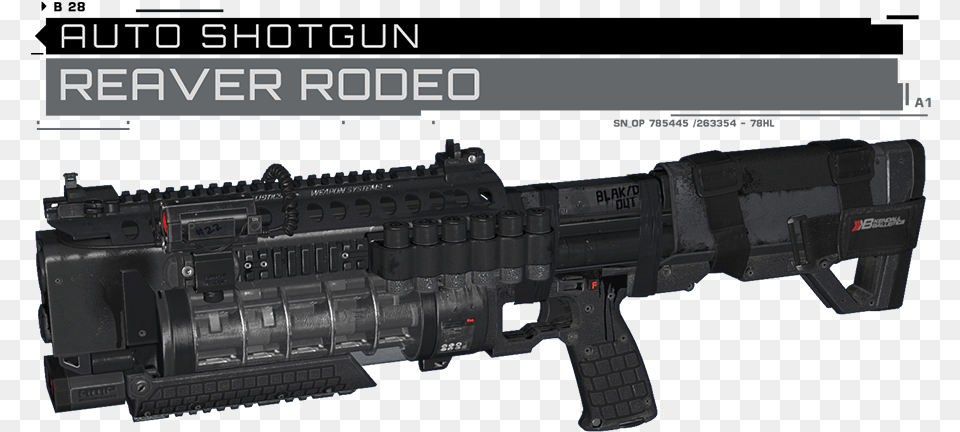 Reaver Shotgun, Firearm, Gun, Rifle, Weapon Png