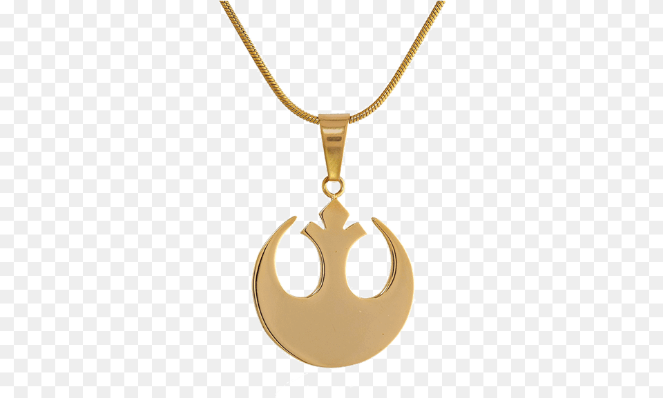 Rebel Alliance Gold Tone Pendant Necklace Necklace, Accessories, Jewelry, Electronics, Hardware Png Image
