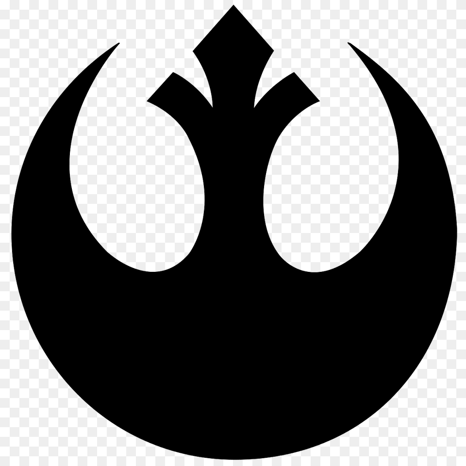 Rebel Alliance Logo Black, Symbol Png