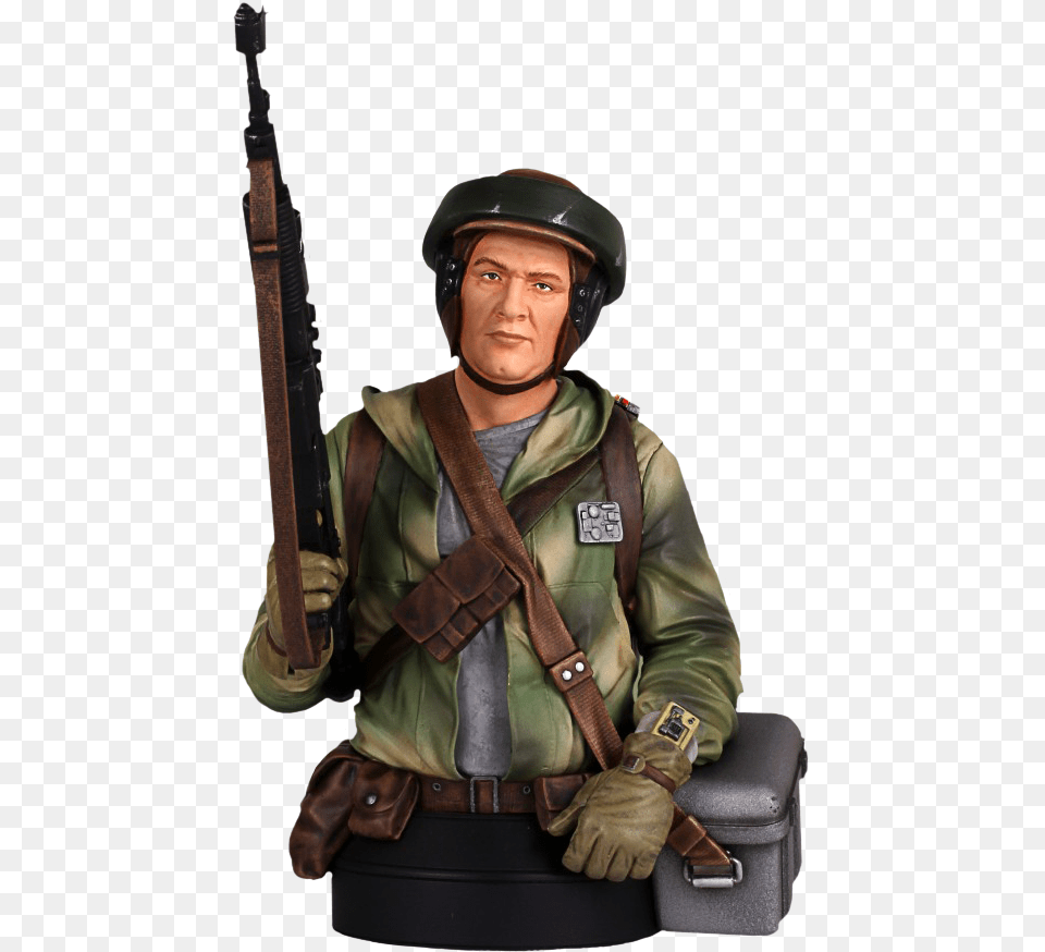 Rebel Endor Trooper Mini Bust Endor Star Wars Rebels Soldiers, Adult, Person, Man, Male Png Image