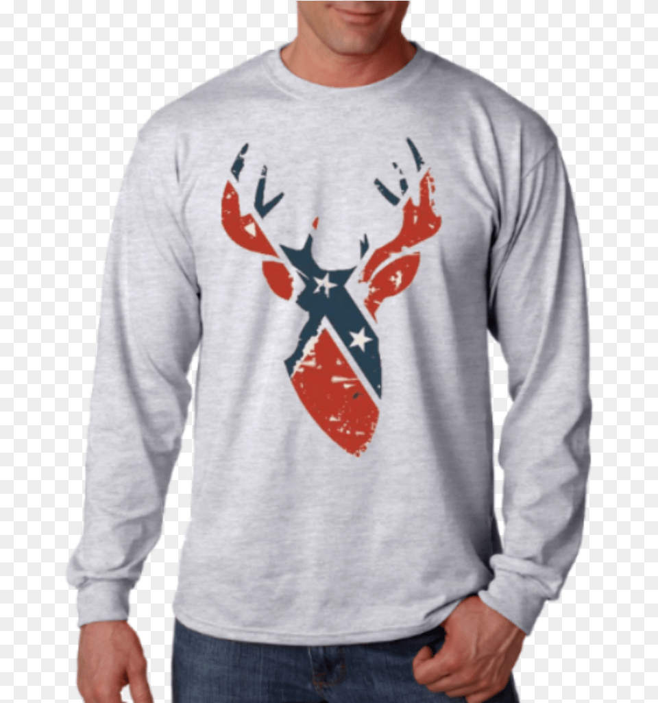 Rebel Flag Buck T Shirt If Found Drunk Or Unconscious Please Return, Clothing, Long Sleeve, Sleeve, T-shirt Png Image