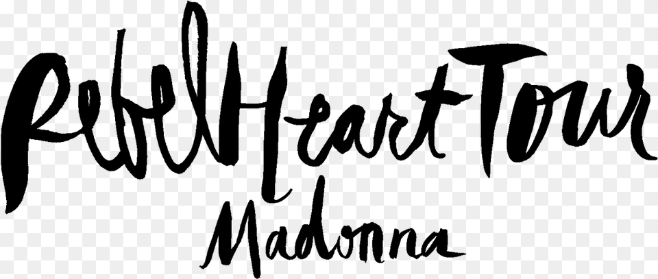 Rebel Heart Tour Logo Madonna Rebel Heart Tipografia, Gray Png