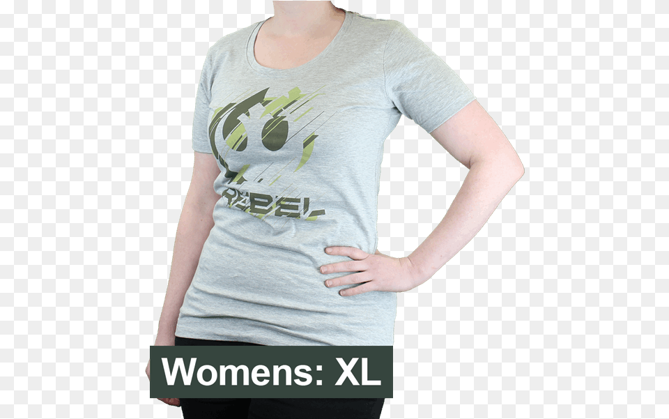 Rebel Logo Women39s T Shirt Girl, Clothing, T-shirt Png