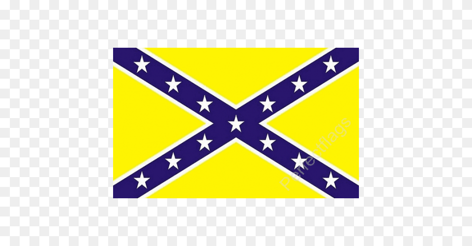 Rebel Yellow Flag Us Confederate Flag, Symbol Png Image