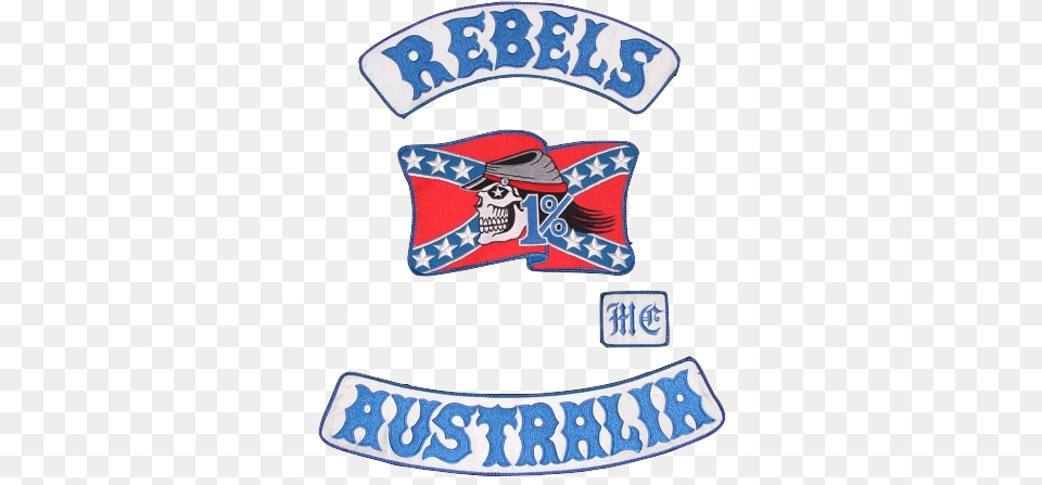 Rebels Mc Rebels Australia Logo, Badge, Sticker, Symbol, Emblem Png Image