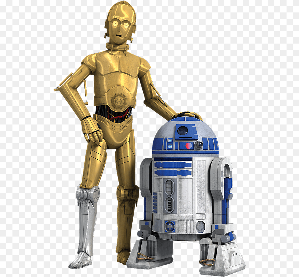 Rebels R2 D2 And C 3po Render C3po And R2d2, Robot, Adult, Female, Person Free Transparent Png