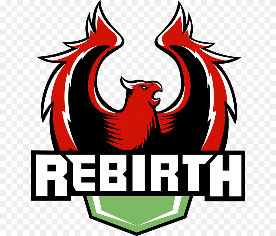 Rebirth Esports, Emblem, Symbol, Logo, Animal Free Png