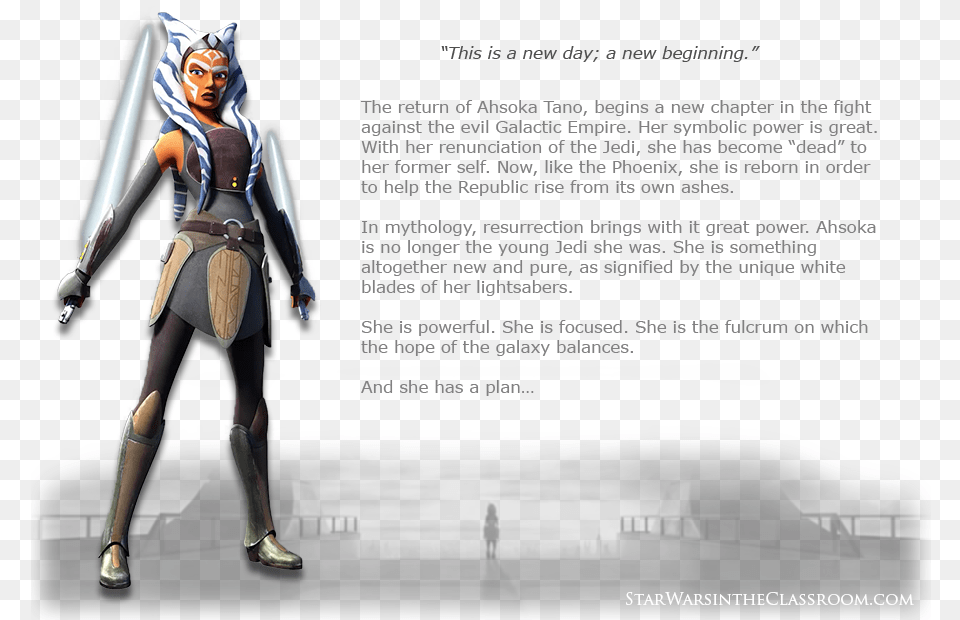 Rebirth The Phoenix Star Wars Rebels Ahsoka Adult, Person, Female, Woman Free Transparent Png