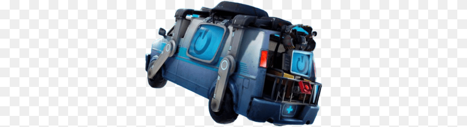 Reboot Van Lets You Bring Back Eliminated Teammates Fortnite Cars Tranparent, Device, Grass, Lawn, Lawn Mower Free Png