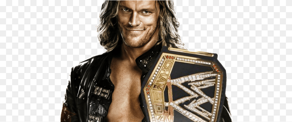 Recap Of Edge On Wwe39s Off The Top Rope On Espn Wwe Championship Adult Size Replica Belt 2013, Clothing, Coat, Jacket, Accessories Free Transparent Png