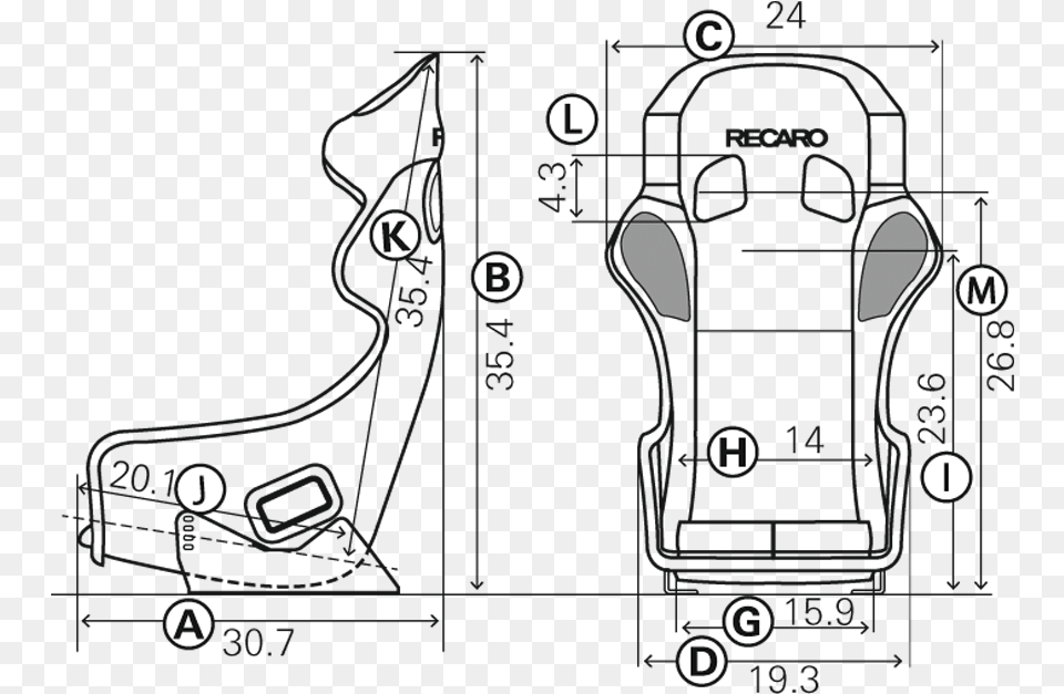 Recaro Pro Racer Spg Mae, Cad Diagram, Diagram Png