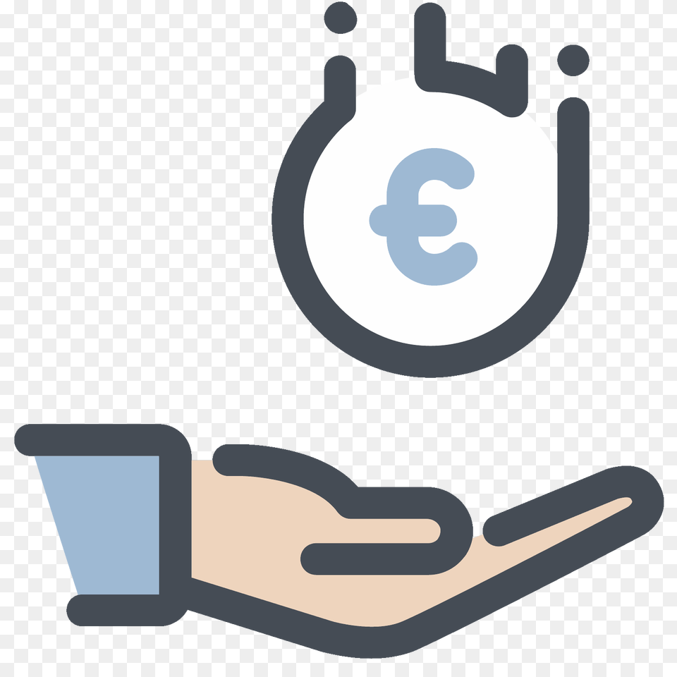 Receive Euro Icon Free Transparent Png