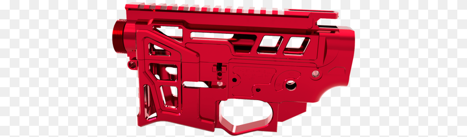 Receiver Set Skeletonized Lsa15 Ar15 Lead Star Arms Ar9 Receiver Set, Firearm, Gun, Rifle, Weapon Png