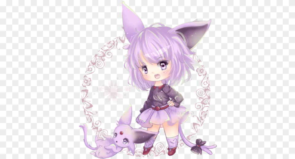 Recent Pokmon Gijinka Espeon Lt3 Cartoon, Book, Comics, Publication, Baby Png Image