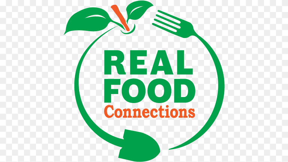 Recently Assisted Real Food Connections In Rebranding Real Food Logo, Cutlery, Fork, Green, Advertisement Png