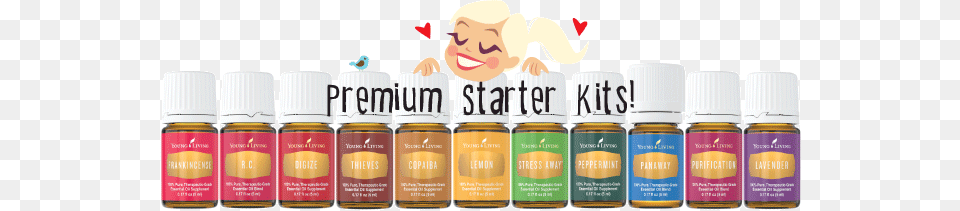 Recently Young Living Released Their New Starter Kits Young Living Premium Starter Kit Class, Paint Container, Baby, Person, Face Png Image
