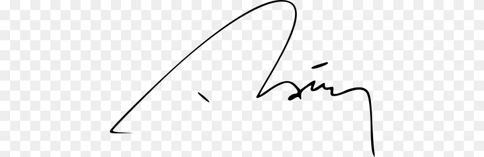Recep Tayyip Signature, Gray Png Image
